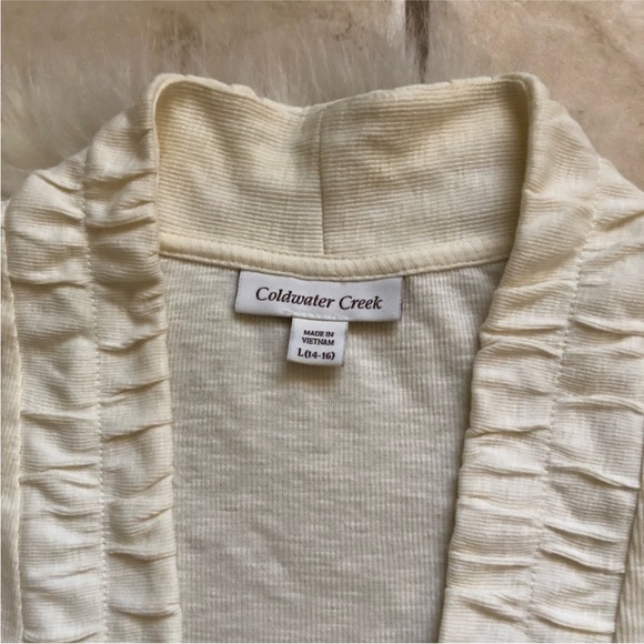 Coldwater Creek Open Cardigan - Picture 2 of 5